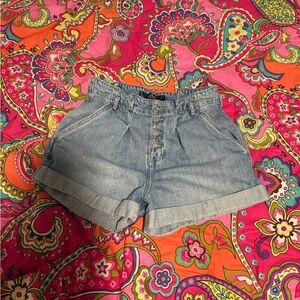 Hollister Light Blue Jean Shorts